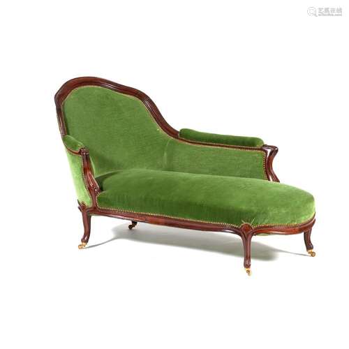 A Napoleon III chaise long