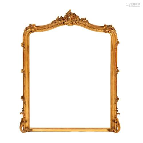 A Louis XVI style wall mirror
