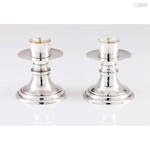 A pair of candle sticks