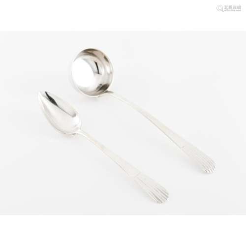 A serving spoon