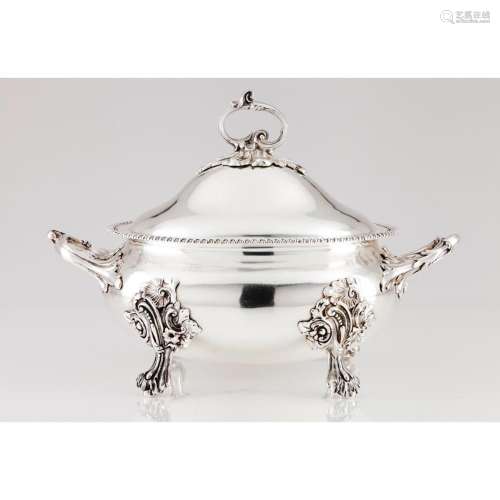 A four footed tureen