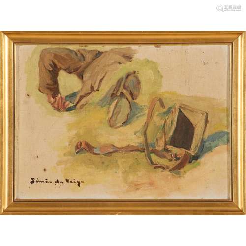 Artist or Maker Simão da Veiga (1879-1963) A study painting