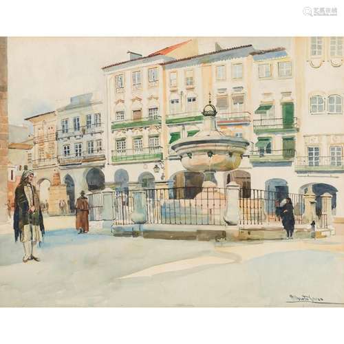 Artist or Maker Alberto de Sousa (1880-1961) Praça do Gerald...