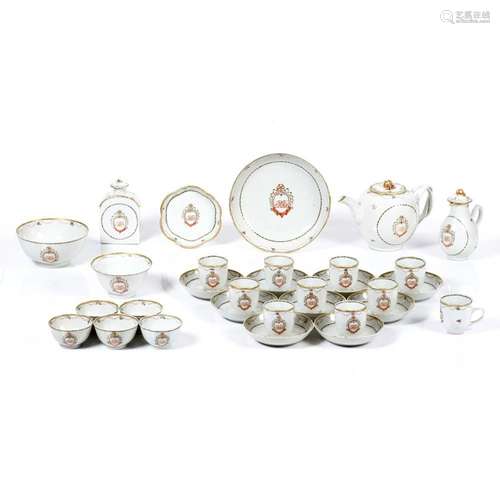 A tea and coffee set