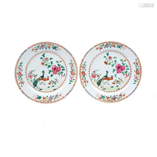 A pair of plates