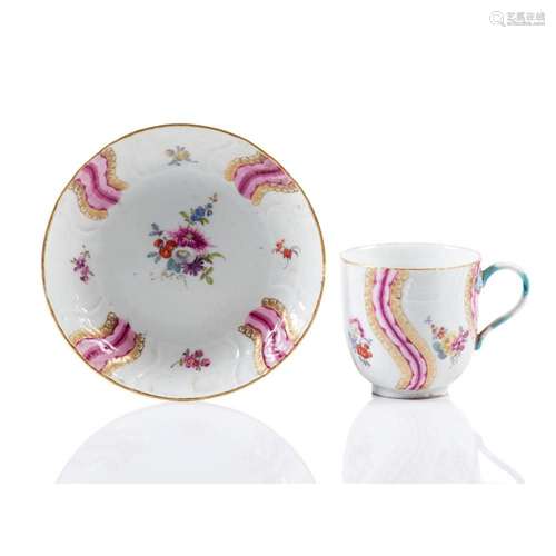 A cup and saucer