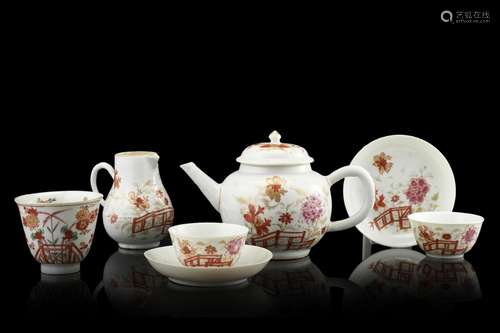 A set of six famille rose porcelain tea weares China