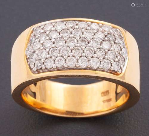 RING MADE IN 18 KT BICOLOR GOLD AND DIAMONDS _<br />
ring ma...