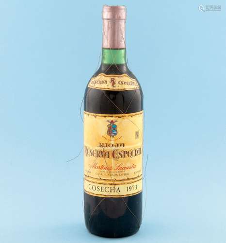 MARTINEZ LACUESTA, RIOJA Special Reserve Wine. Vintage 1973 ...