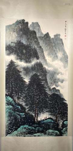 黎雄才  山水