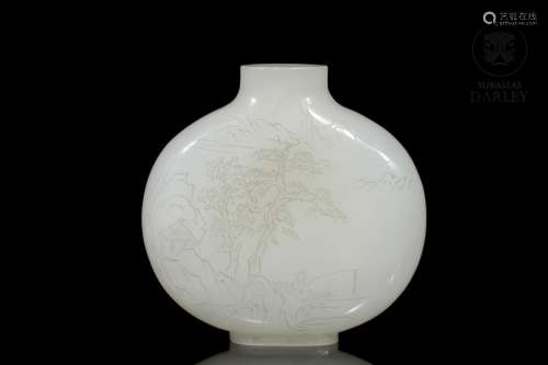 Jade snuff bottle, Qing dynasty