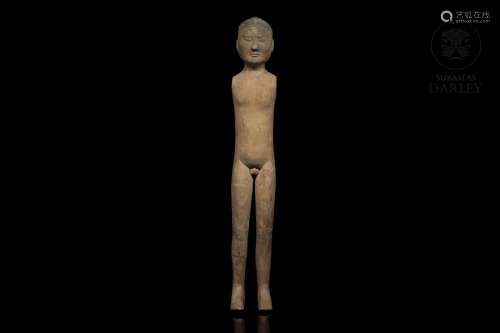 Terracotta figure "stickman", Han Dynasty (206 BC ...