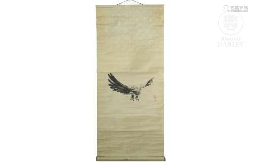 Chinese painting "Eagle", 20th century