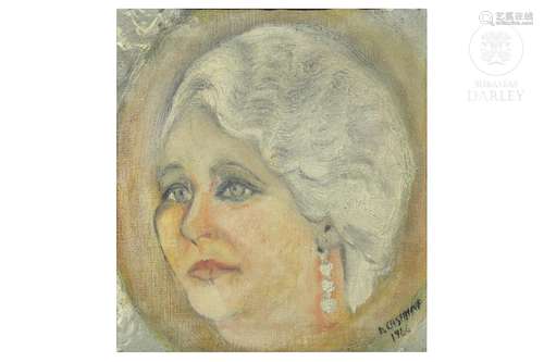 Maria Dolores Casanova (1928 - 2007) "Portrait of a wom...