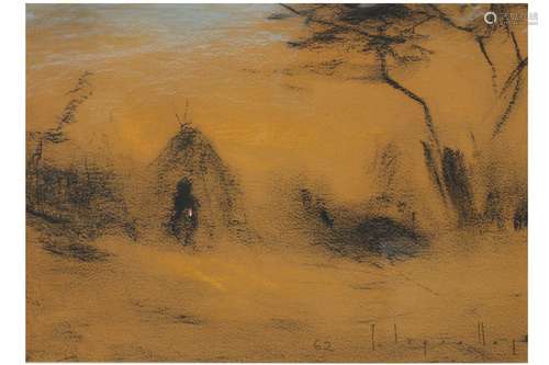 José Segrelles (1885 - 1969) "Landscape", 1963