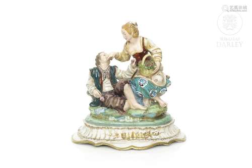 German porcelain figure, 20th century