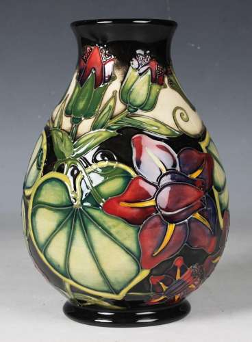 A Moorcroft Palmata pattern vase