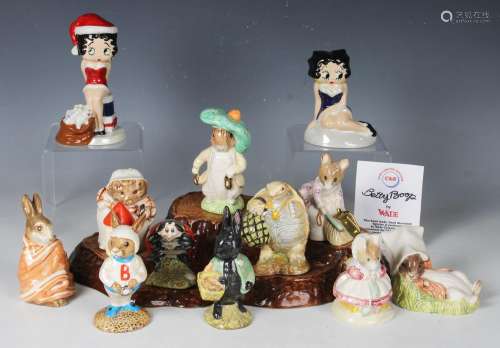 Six Royal Albert Beatrix Potter figures