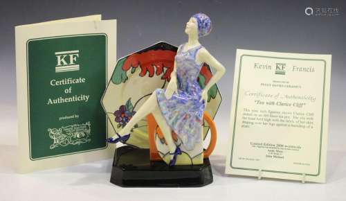 A Kevin Francis limited edition figure Tea with Clarice Clif...