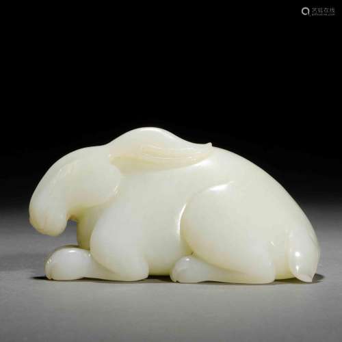 Ming Dynasty of Before,Hetian Jade Rabbit