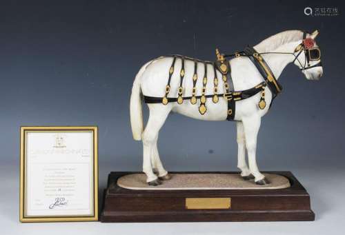 A Clermont Fine China limited edition equestrian model of Ri...