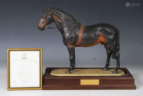 A Clermont Fine China limited edition equestrian model of Mu...