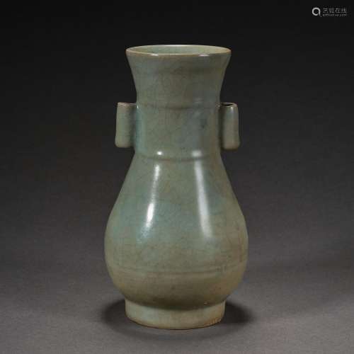 Ming Dynasty of Before,Official Kiln Binaural Bottle