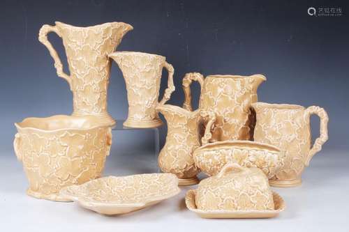 A group of Sylvac buff glazed wares