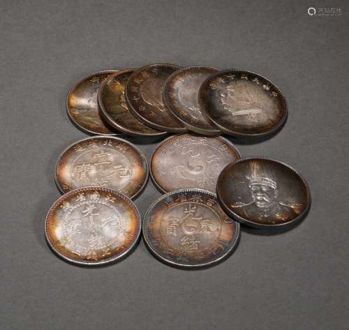 Silver Coins A Group