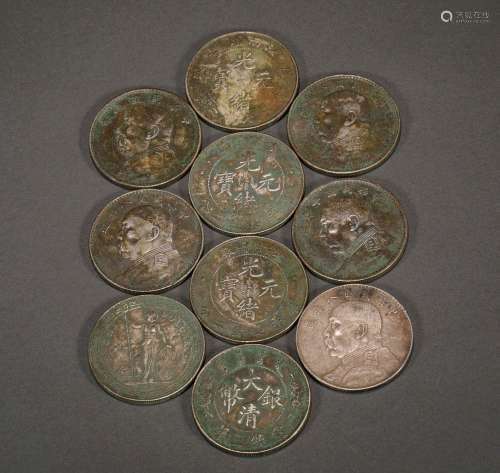Silver Coins A Group