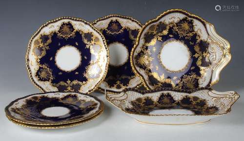 A Copelands China part dessert service