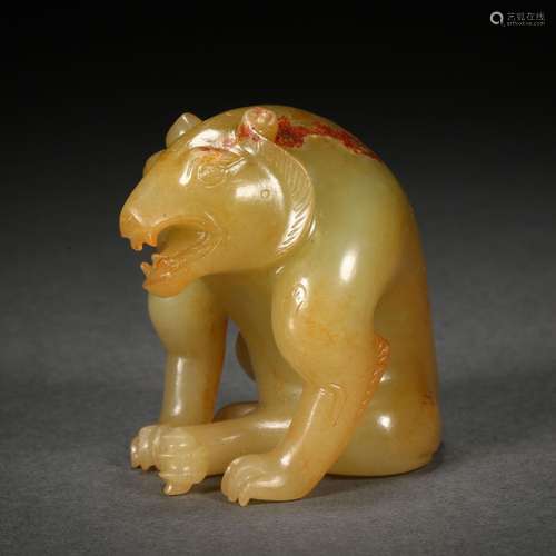 Ming Dynasty or Before,Hetian Jade Bear