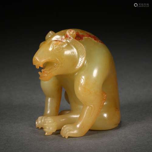 Ming Dynasty or Before,Hetian Jade Bear