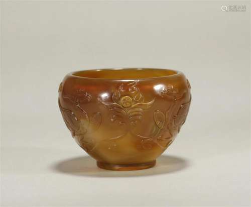 Liao dynasty agate phoenix cup