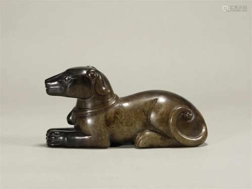 Jade dog of Yuan Dynasty