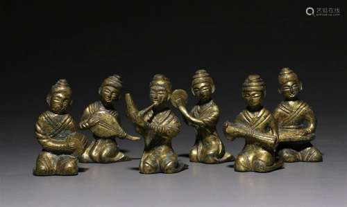 A group of Han Gilt figures