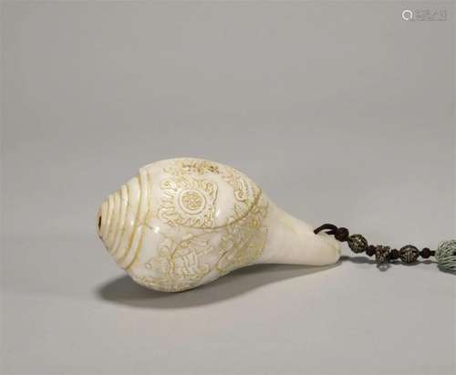 Qing dynasty Zuoxuan eight treasure pattern conch