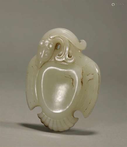 Phoenix bird jade inkstone in Yuan Dynasty