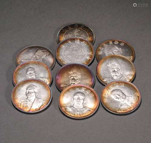 Silver Coins A Group