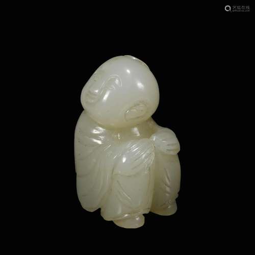 Qing dynasty and Tian jade boy