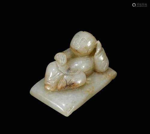 Qing dynasty and Tian jade boy