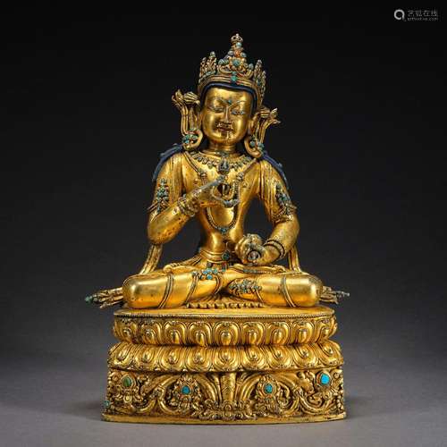 Qing Dynasty,Gilt Kingkong Satuo