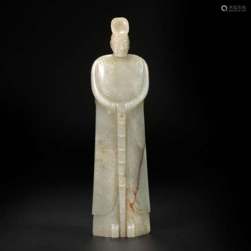 Ming Dynasty of Before,Hetian Jade Figure