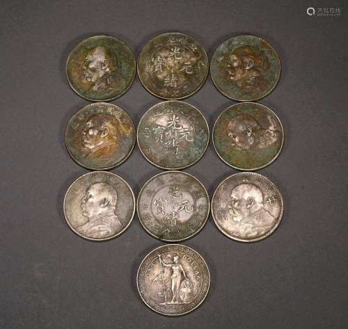 Silver Coins A Group