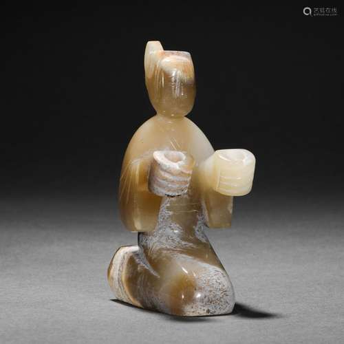 Ming Dynasty or Before,Hetian Jade Man