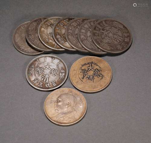 Silver Coins A Group