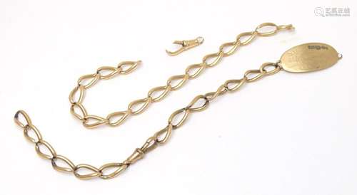 Sections of 15ct gold chain etc ( the chain approx 30g)