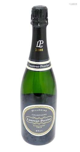 Champagne : A 750ml bottle of Millesime Champagne Laurent-Pe...