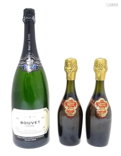 Champagne / Sparkling Wine : A 1500ml magnum bottle of Bouve...