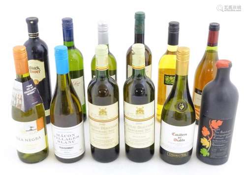 White / Rose Wine : Twelve assorted 750ml bottles of wine to...